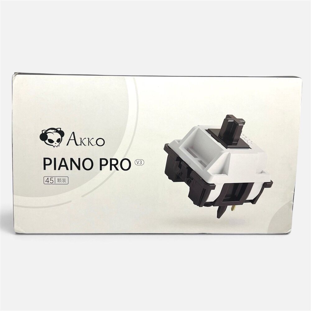 Akko Piano Pro V3 Linear Switches 45 Pack Factory Lubed 5-Pin Mechanical Keys
